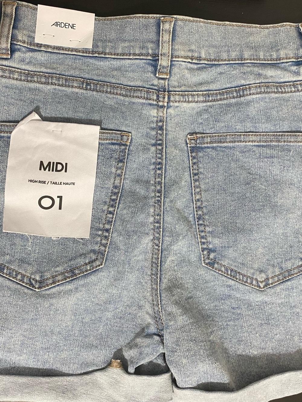 Style: Ardene MIDI High-Rise Shorts (labeled as Midi 01). - Picture 3 of 3